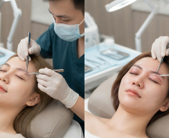 Nhấn mí và cắt mí khác nhau về kỹ thuật và thời gian hồi phục